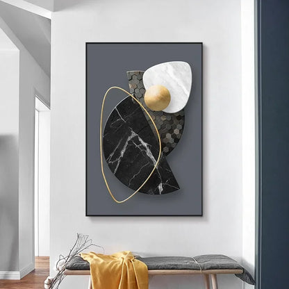 Modern Geometric Canvas Art – Elevate Your Home Décor