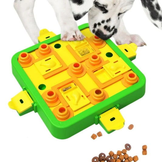 Puzzle Pet 3-in-1 Feeder: Feed, Play, and Challenge Your Dog!