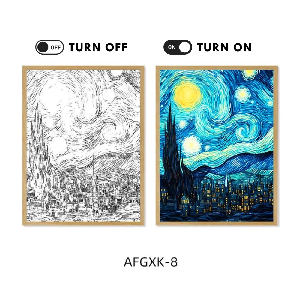 Van Gogh Anime LED Night Light: Art Meets Technology