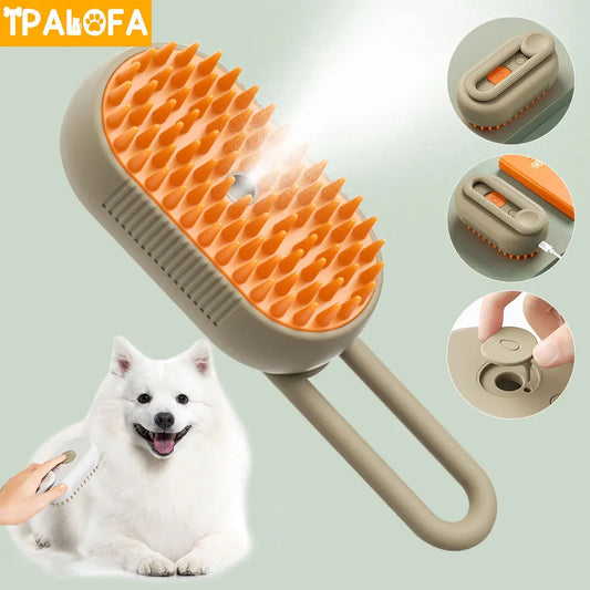 Multifunctional Pet Grooming Comb with Electric Hair Removal and Massage for Cats and Dogs