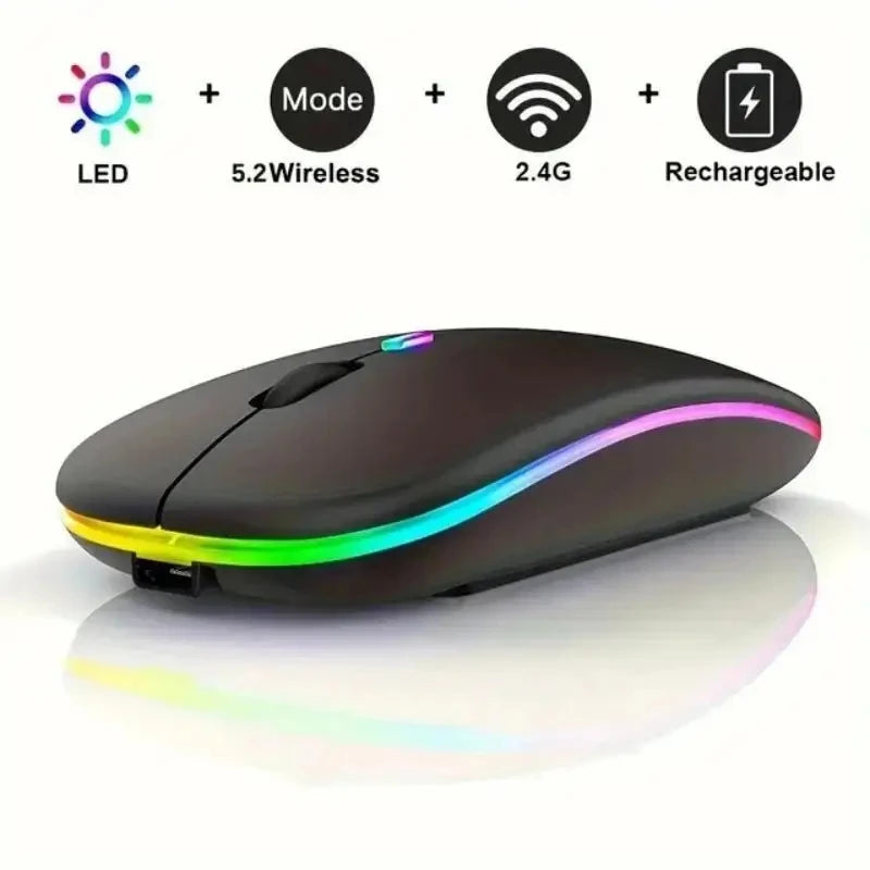 RGB Wireless Gaming Mouse: Enhanced Performance with Silent Backlit Design