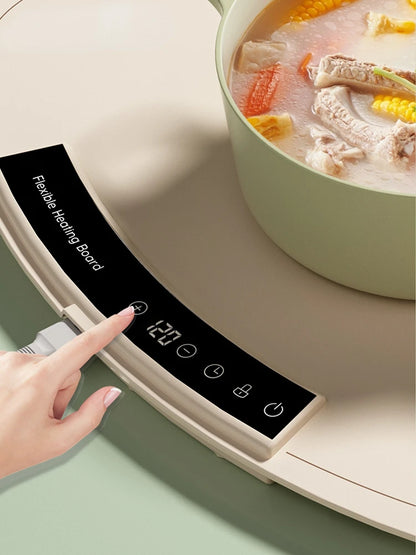 Foldable Electric Warmer Pad for Drinks & Food