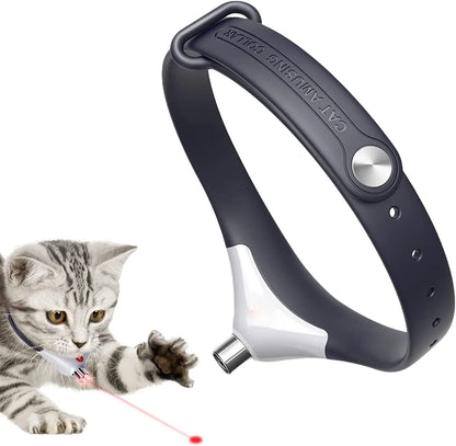 Interactive Cat Laser Collar: The Purrfect Playtime Companion