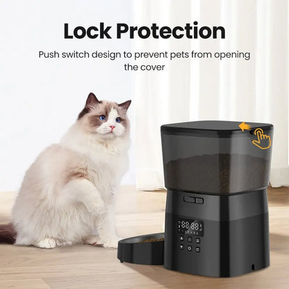 ROJECO Automatic Pet Feeder: Hassle-Free Feeding for Cats and Dogs