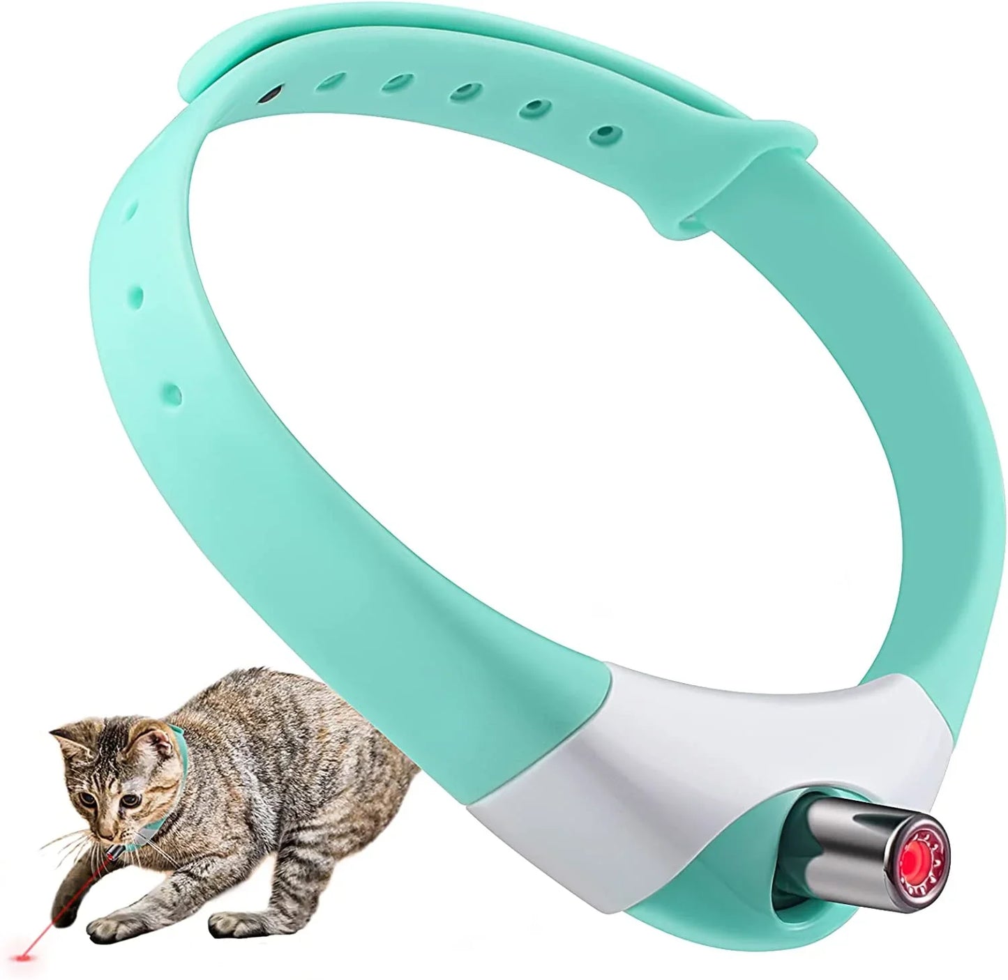 Interactive Cat Laser Collar: The Purrfect Playtime Companion