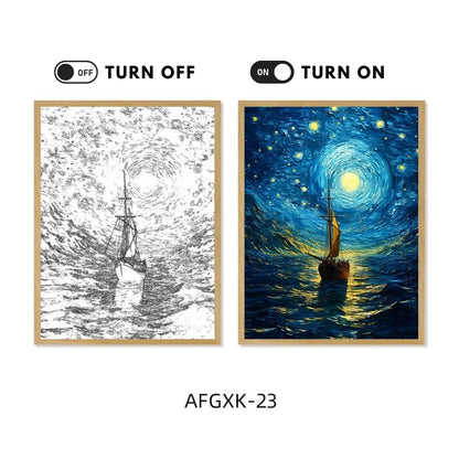 Van Gogh Anime LED Night Light: Art Meets Technology