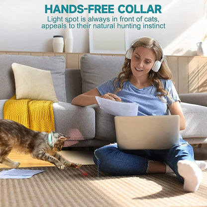 Interactive Cat Laser Collar: The Purrfect Playtime Companion