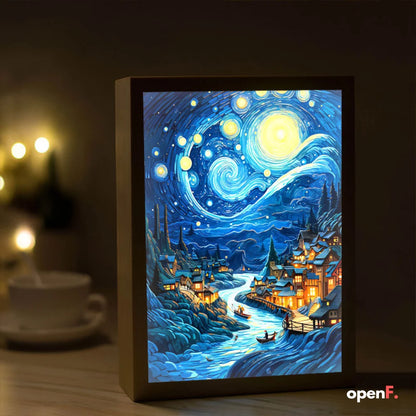 Van Gogh Anime LED Night Light: Art Meets Technology