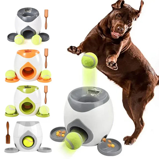 Fetch & Feast: Automatic Tennis Ball Launcher for Dogs