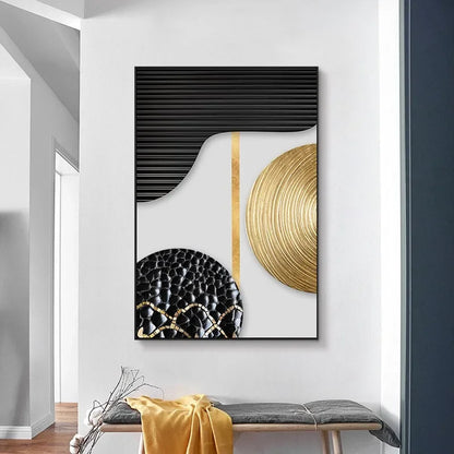 Modern Geometric Canvas Art – Elevate Your Home Décor