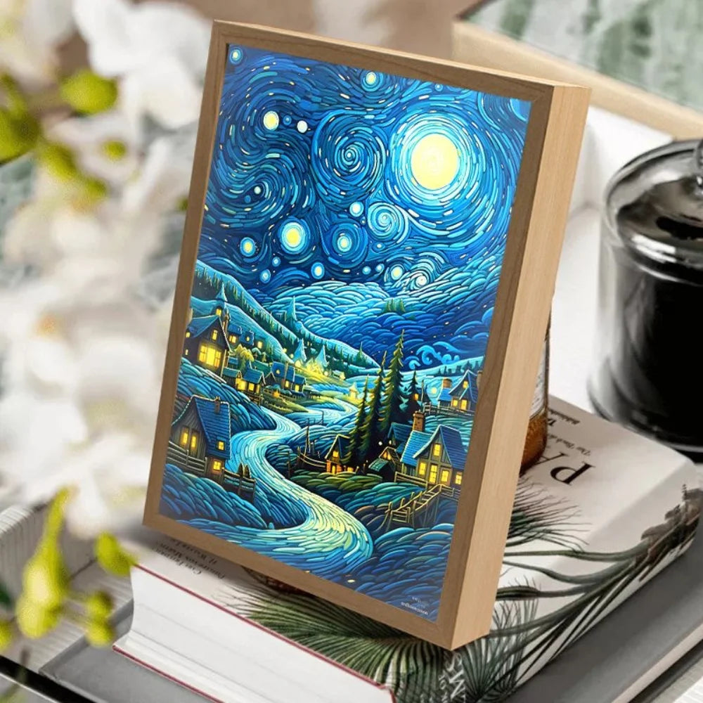 Van Gogh Anime LED Night Light: Art Meets Technology