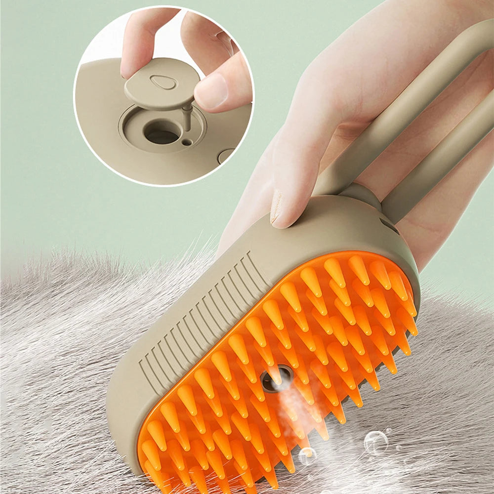 Multifunctional Pet Grooming Comb with Electric Hair Removal and Massage for Cats and Dogs